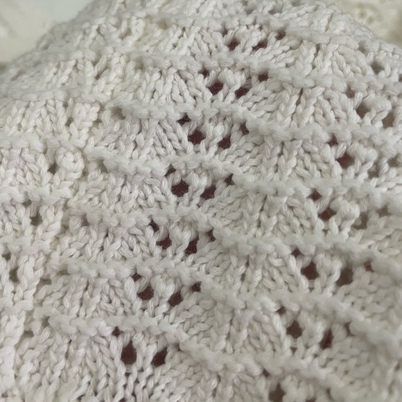 Aritzia Wilfred Evie midi semi sheer crochet midi dress X large - Picture 12 of 16